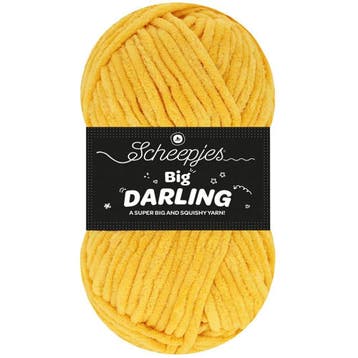 ScheepjesBig Darling- 436 Lemon - Super Chunky Chenille, Ophalen of Verzenden, Nieuw
