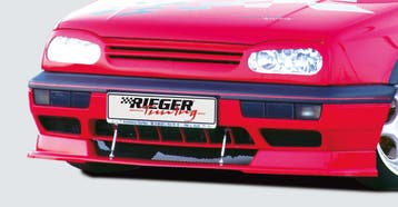 Rieger frontspoiler | Golf 3 - Cabrio, 5-drs., 3-drs. | stuk, Auto-onderdelen, Verzenden, Nieuw, Volkswagen