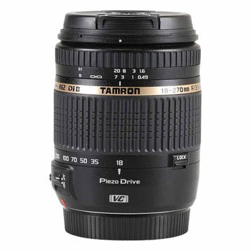 Tamron 18-270mm F/3.5-6.3 VC Di II PZD (Canon) met garantie, Ophalen of Verzenden, Gebruikt