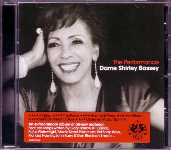 cd - Dame Shirley Bassey - The Performance, Cd's en Dvd's, Cd's | Overige Cd's, Zo goed als nieuw, Verzenden
