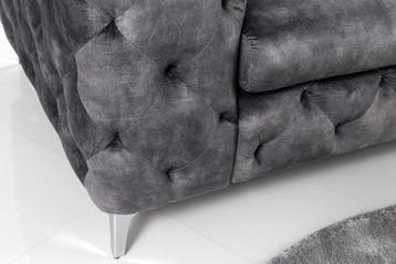 Moderne barokke fauteuil in Chesterfield-stijl, 120 cm,, Huis en Inrichting, Fauteuils, Ophalen of Verzenden, Nieuw