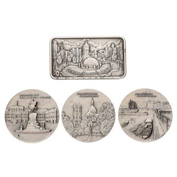 Duitsland. Penning ND - Mannheim (4 stuks) (Zonder