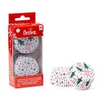 Cupcake Vormpjes Kerst Sterren Ø50x32(h) mm 36 stuks, Verzenden, Nieuw