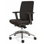 (MDK-107243) Paco bureaustoel zwart GEBRUIKT, Ophalen of Verzenden, In hoogte verstelbaar, Gebruikt