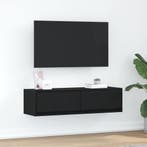 vidaXL TV-kast met lade Zwart eiken 100 x 31 x 25,5 cm, Minder dan 50 cm, Verzenden, Nieuw, Minder dan 100 cm
