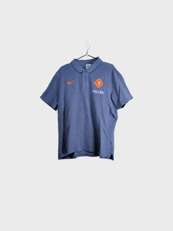 Nike Polos Heren maat L Blauw Vintage, Ophalen of Verzenden, Nieuw