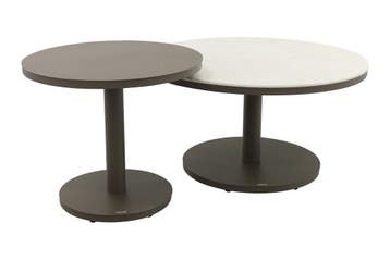 Canto ronde loungetafel set - Terre/Keramiek, Verzenden, Nieuw, Overige materialen