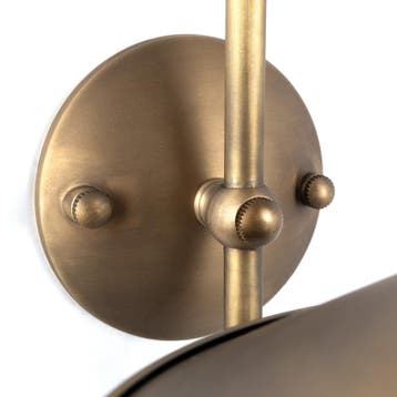 Muurlamp Sterling Antiek Messing Buitenverlichting, Tuin en Terras, Buitenverlichting, Overige materialen, Verzenden, Minder dan 50 watt