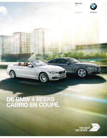 2016 BMW 4 SERIE BROCHURE NEDERLANDS, Nieuw, BMW, Author