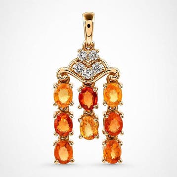 Zonder minimumprijs - Hanger - 14 karaat Geel goud - 1.67ct.