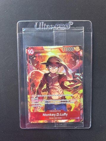 Bandai - 1 Card - One Piece - Monkey D. Luffy ST10-006 Full, Nieuw