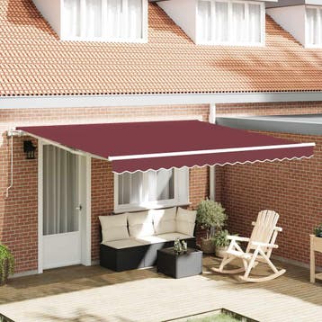 vidaXL Elektrisch zonnescherm 100% Polyester, Verzenden, Nieuw
