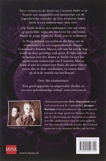 Het Casanovamanuscript 9789022547700 Eric Giacometti, Verzenden, Gelezen, Eric Giacometti