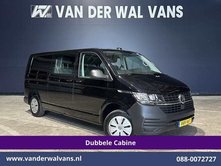 Volkswagen Transporter L2 H1 | Lease vanaf 516,- p/mnd, Auto's, Automaat, Gebruikt, Euro 6, Zwart