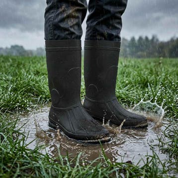 vidaXL Regenlaarzen PVC Maat 38 Zwart, Verzenden, Nieuw