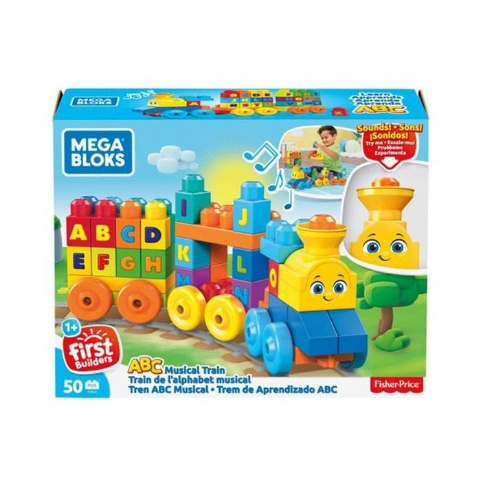 Mega Bloks ABC Leren Trein, Kinderen en Baby's, Speelgoed | Bouwstenen, Nieuw, Verzenden