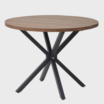 Nordic Ronde Eettafel Massief Hout 100cm - Stijlvol en Duurz, Huis en Inrichting, Verzenden, Nieuw