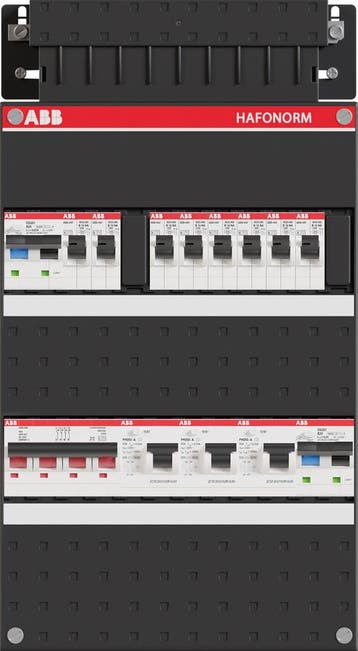 ABB Hafonorm PV-WP-Groepenkast | HS 40A - 8 groepen 3 x ALS, Ophalen of Verzenden, Nieuw, Groepenkast