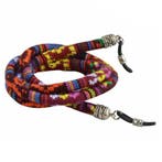 Fako Bijoux - Brillenkoord - Boho - 6mm - 70cm - Roodbruin, Verzenden, Nieuw