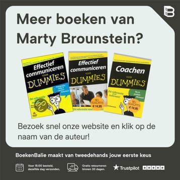 Teammanagement voor Dummies / Voor Dummies - Marty, Verzenden, Zo goed als nieuw, Marty Brounstein