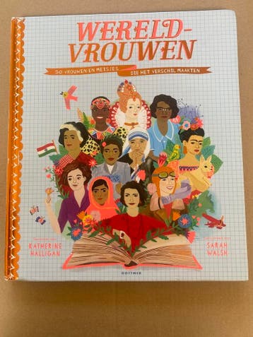 Wereldvrouwen 50 Vrouwen en meisjes die het verschil maakten, Boeken, Kinderboeken | Jeugd | 13 jaar en ouder, Verzenden, Zo goed als nieuw