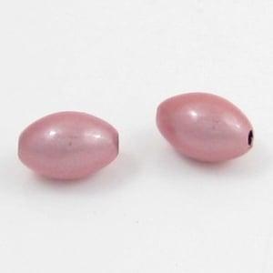 10 x Miracle kraal roze ovaal 10 x 14mm (Miracle Beads), Ophalen of Verzenden, Nieuw, Kraal