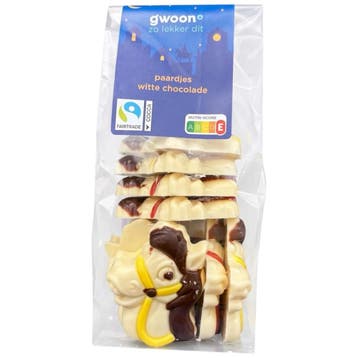 Chocoladedecoratie Paard van Sinterklaas 150g, Verzenden, Nieuw