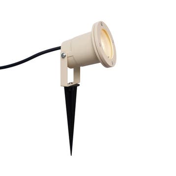 Prikspot beige GU10 50mm verstelbaar IP65 incl. snoer en, Verzenden, Nieuw