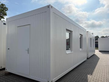 Kantoorunit - 6 x 3 meter | 2 zijramen rechts, Ophalen of Verzenden