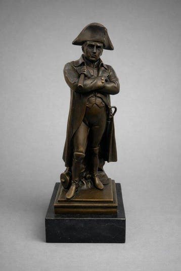 Figuur - Émile Guillemin after - Een bronzen beeld van