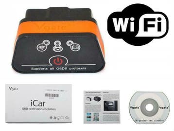 Vgate iCAR scanner, WiFi, ELM327 met knop  NU TIJDELIJK GRAT, Ophalen of Verzenden, Nieuw
