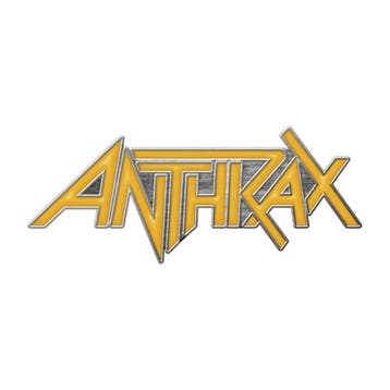Anthrax - Logo - ijzeren pin officiële merchandise, Ophalen of Verzenden, Nieuw, Kleding