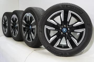 BMW iX3 G08 842 19 inch velgen Michelin Runflat Winterbanden, 19 inch, Gebruikt, Velg(en), Winterbanden