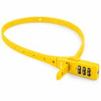 VINZ Aspen Helmslot / Racefiets Slot / Skislot - Geel, Verzenden, Nieuw