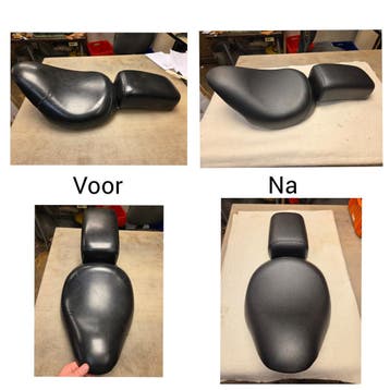 motorzadel op nieuw laten bekleden?, Nieuw