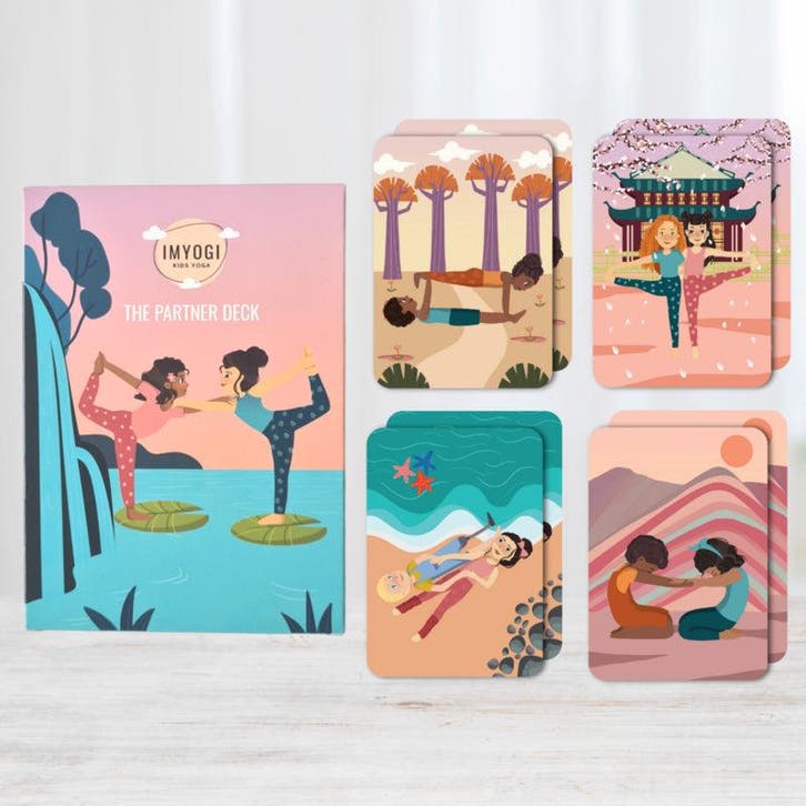 Imyogi - Kinder Yoga kaarten - in duos / partner kaarten, Kinderen en Baby's, Speelgoed | Educatief en Creatief, Ophalen of Verzenden