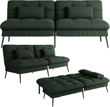 Slaapbank 2 persoons - Logeerbed - Bedbank - 174x51x72 cm -, Verzenden, Zo goed als nieuw