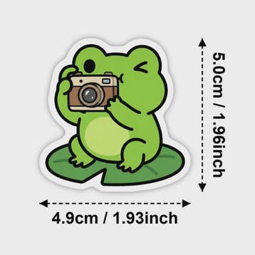Leuke Kikker Stickers Set - 50-100 Stuks Cartoon Decoratie D, Dieren en Toebehoren