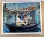 (After) Edouard Manet - The barge, 1874 - Vintage Artprint -