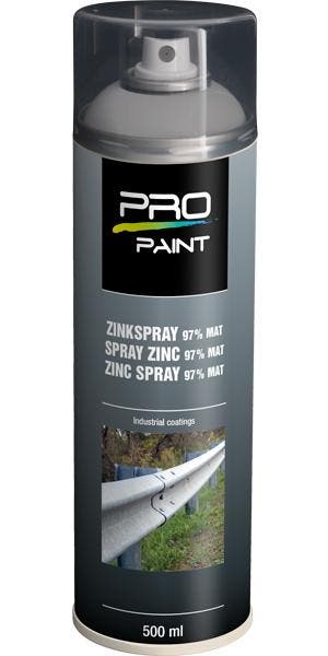 Pro paint zinkspray 97 1 stuk, 500 ml, 97 mat, Verzenden, Nieuw