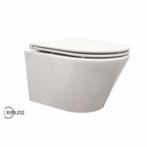 Wandcloset Vesta Junior Diepspoel Rimfree Wit (Inclusief, Ophalen of Verzenden, Nieuw