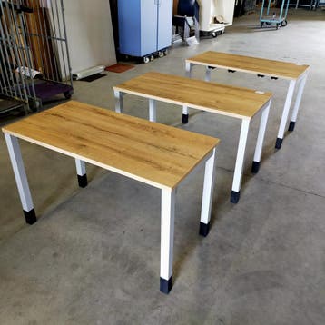 Steelcase klein bureau met NIEUW blad - 120x60 cm (alleen pe, Ophalen of Verzenden, Nieuw