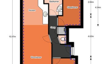 Te Huur 3 kamer Appartement Koopmans van Boekerenstraat In D, Huizen en Kamers, Den Haag, Den Haag, Direct bij eigenaar, Appartement