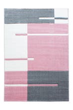Modern Vloerkleed | Hawaii | Geometrisch | Roze | 80x300 cm, Verzenden, Nieuw