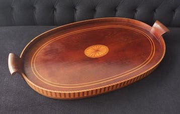 Dienblad - English Revival / Sheraton Revival - Hout