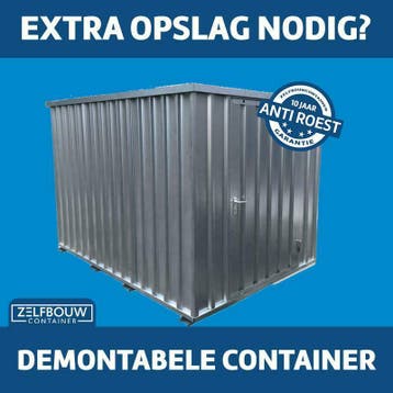 KORTING / nieuw tuinhuis / demontabel / 4 meter / RAL / mooi, Tuinhuis, 250 tot 500 cm, Nieuw, Minder dan 200 cm