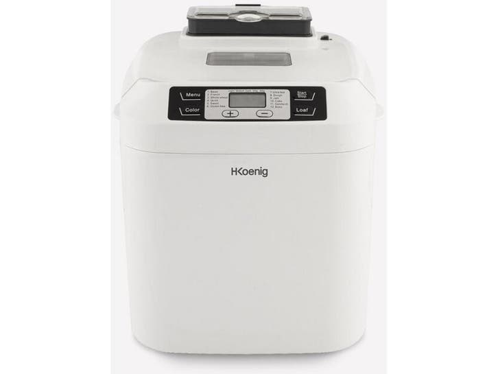 H.Koenig BAKE340 - Broodbakmachine - 12 programmas - 550W, Witgoed en Apparatuur, Broodbakmachines, Zo goed als nieuw, Verzenden