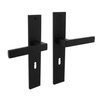 Intersteel Deurkruk Hera op schild sleutelgat 56mm - mat, Verzenden, Nieuw