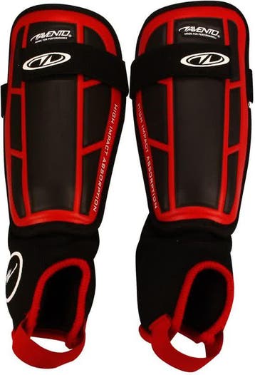 Avento Scheenbeschermers Pro-Style - Soft - Rood/Zwart/Wit -, Verzenden, Nieuw