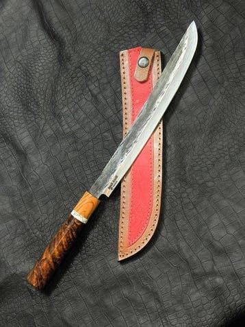 Keukenmes - Japans mes. Handgemaakt keukensmes. 12C27-staal,